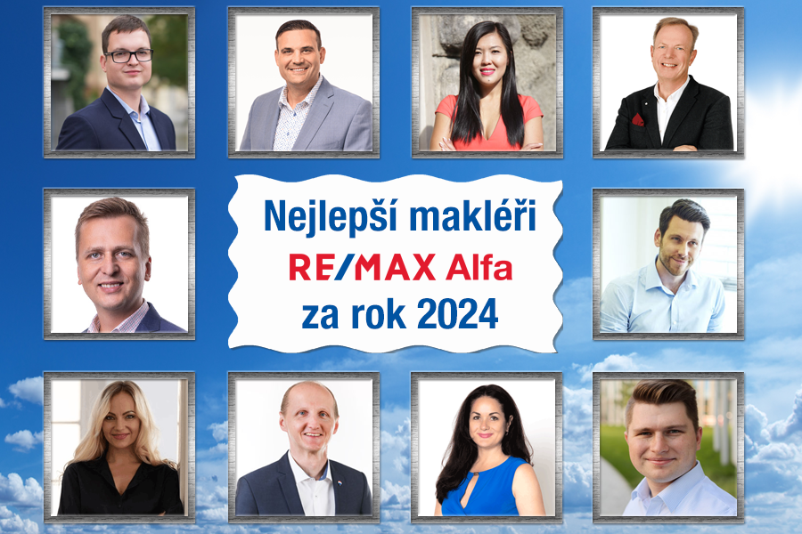 Nejlepší makléři RE/MAX Alfa za rok 2024